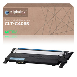 Toner rigenerato da originale Samsung CLT-C406S ST984A Ciano Toner rigenerato da originale Samsung CLT-C406S ST984A Ciano