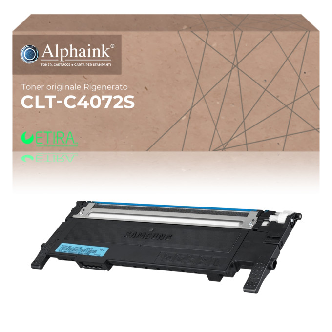 Toner Originale Rigenerato Samsung CLT-C4072S Ciano