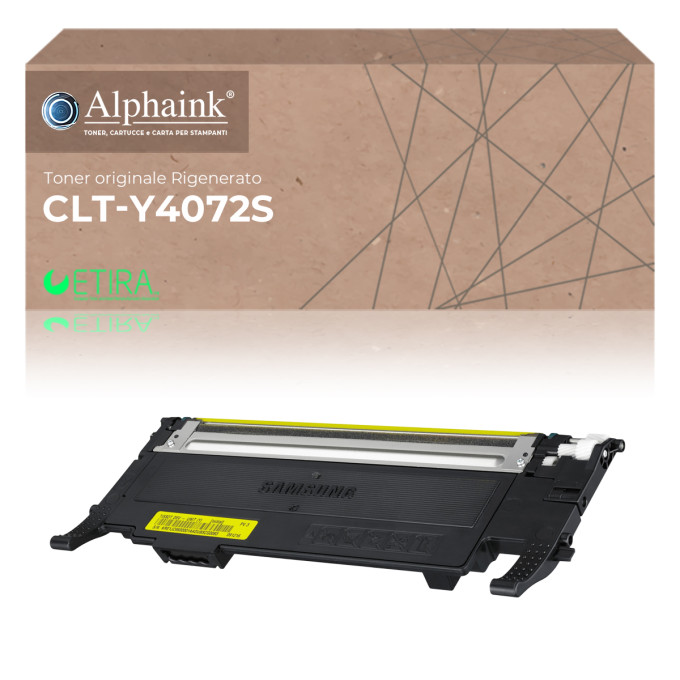 Toner Originale Rigenerato Samsung CLT-Y4072S Giallo