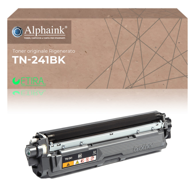 Toner Originale Rigenerato Brother TN-241 TN-245BK Nero 