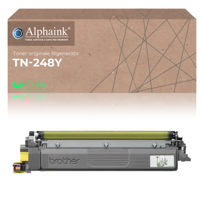 Toner Originale Rigenerato Brother TN-248-Y Yellow