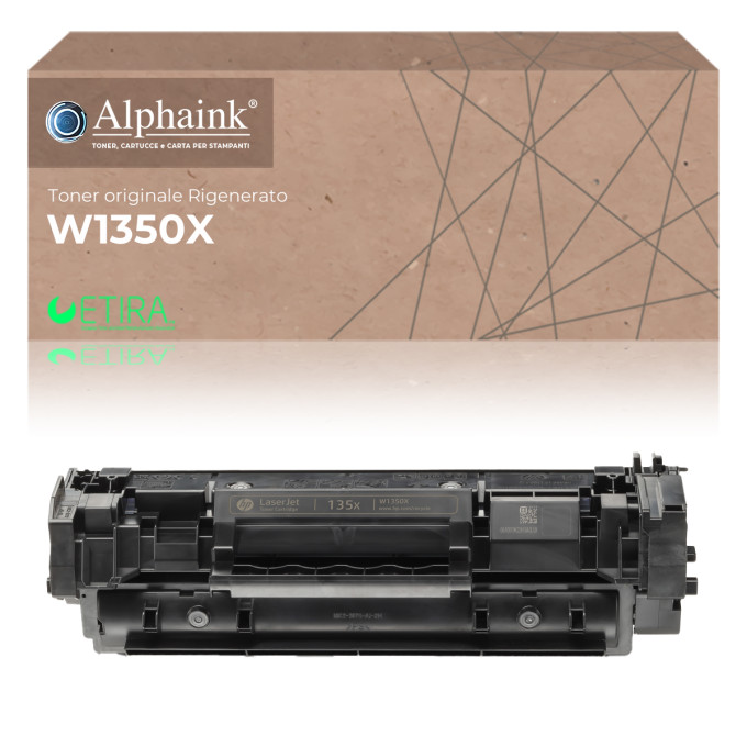 Toner Originale Rigenerato HP W1350X 135X Nero Toner Originale Rigenerato HP W1350X 135X Nero