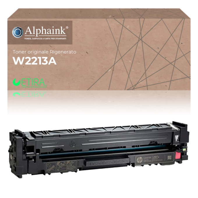 Toner Originale Rigenerato per HP W2213A 207A Magenta Toner Originale Rigenerato per HP W2213A 207A Magenta