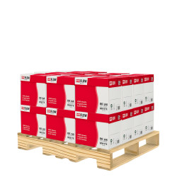 Carta A4 80 gr MM FLOW EXCELLENT - Bancale 120 Risme Per Stampante, Ufficio, Fotocopie, Multiuso - Bianca