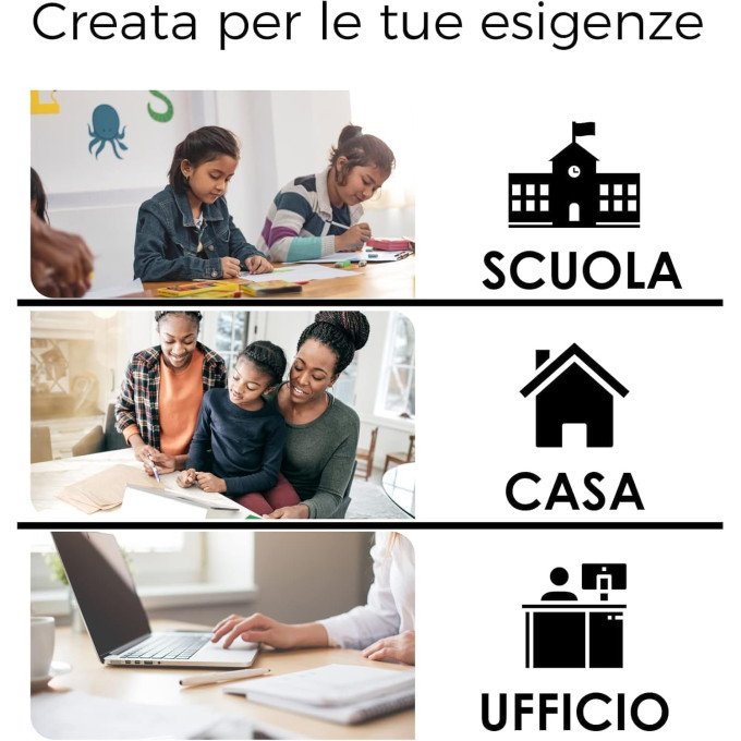 Talent Paper Carta A3 Premium 80gr - Confezione da 5 risme da 500 Fogli - bianca