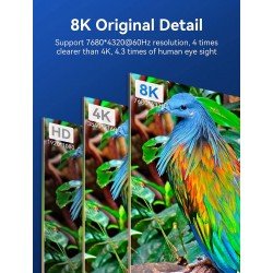 Cavo HDMI Maschio-Maschio 4K e 8K Ultra HD 1 Metro– Vention Cavo HDMI Maschio-Maschio 4K e 8K Ultra HD 1 Metro– Vention