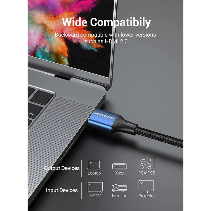 Cavo HDMI Maschio-Maschio 4K e 8K Ultra HD 3 Metri – Vention