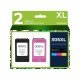  Cartuccia HP 305XL Nera + 305XL Colore Rigenerata