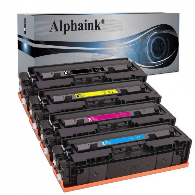 4 Toner HP W2030X-3X 415X Nero + Colore NO CHIP Compatibile 4 Toner HP W2030X-3X 415X Nero + Colore NO CHIP Compatibile