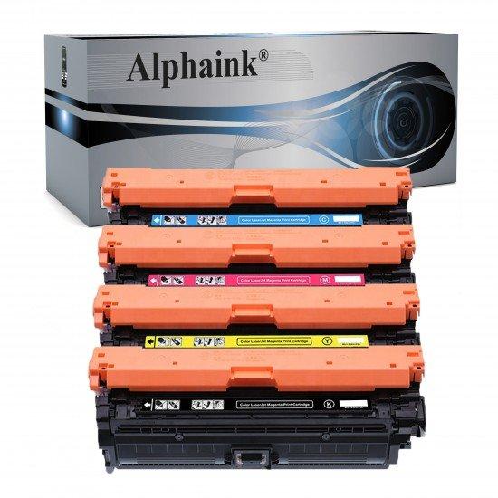 4 Toner HP CE740A Nero + Colore Compatibile 4 Toner HP CE740A Nero + Colore Compatibile