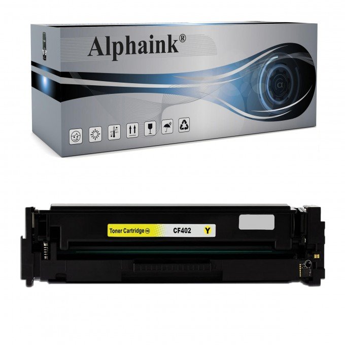 Toner HP CF402A 201A Giallo Compatibile Toner HP CF402A 201A Giallo Compatibile