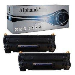 2 Toner HP CF283A 83A Nero Compatibili 2 Toner HP CF283A 83A Nero Compatibili