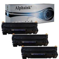 3 Toner HP CF283A 83A Nero Compatibili 3 Toner HP CF283A 83A Nero Compatibili