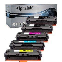 5 Toner HP CF540-3X 203X Nero + Colore Compatibili  5 Toner HP CF540-3X 203X Nero + Colore Compatibili