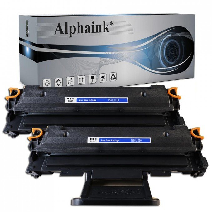 2 Toner Samsung ML-2010D3 Nero Compatibili 2 Toner Samsung ML-2010D3 Nero Compatibili