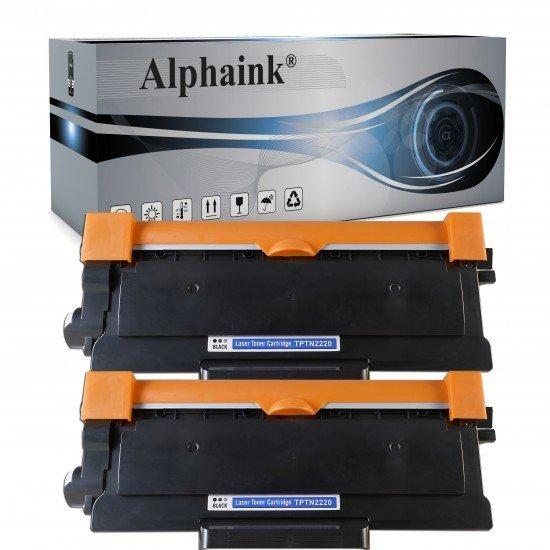 2 Toner Brother TN-2220 Nero Compatibili 2 Toner Brother TN-2220 Nero Compatibili