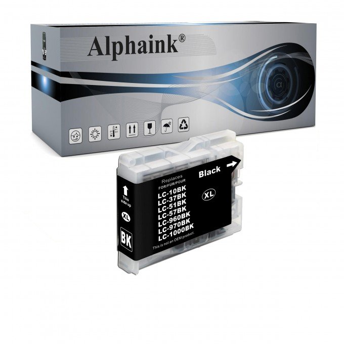 Cartuccia Brother LC-1000Bk LC-970BK Nera Compatibile Cartuccia Brother LC-1000Bk LC-970BK Nera Compatibile