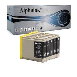 5 Cartucce Brother LC-1000Bk LC-970BK Nero Compatibili 5 Cartucce Brother LC-1000Bk LC-970BK Nero Compatibili
