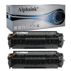 2 Toner HP CC530A-CE410X-CF380X Nero Rigenerato 2 Toner HP CC530A-CE410X-CF380X Nero Rigenerato