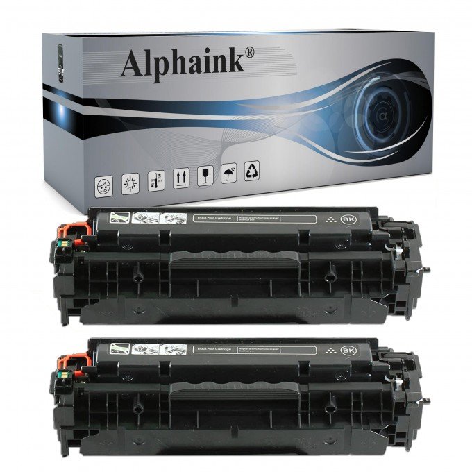2 Toner Canon CC530A BK Nero Rigenerato 2 Toner Canon CC530A BK Nero Rigenerato