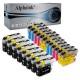 20 Cartucce Brother LC123 LC121 Nero + Colore Compatibili 20 Cartucce Brother LC123 LC121 Nero + Colore Compatibili