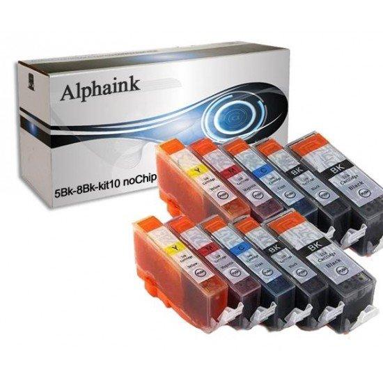 30 Cartucce Canon PGI-520 Nero + Colore CON CHIP Compatibili 30 Cartucce Canon PGI-520 Nero + Colore CON CHIP Compatibili