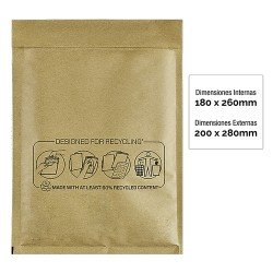 Buste a Sacco Imbottite Fellowes 180x260 mm Colore Avana Autoadesive Confezione da 10 Buste a Sacco Imbottite Fellowes 180x260 mm Colore Avana Autoadesive Confezione da 10