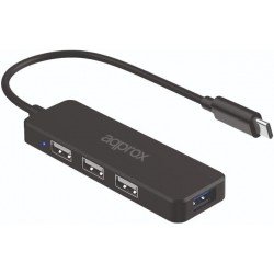 Hub USB-C - 3x USB 2.0 e 1x USB 3.0 - Velocità fino a 5 Gbit/s Hub USB-C - 3x USB 2.0 e 1x USB 3.0 - Velocità fino a 5 Gbit/s