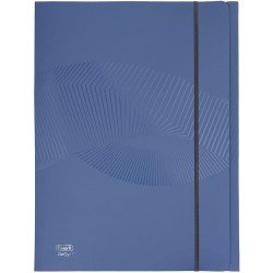 Favorit Cartella 3 Lembi con Elastico Osmose, 24 x 33 Cm, Dorso 0-1 Cm, Polipropilene Opaco Riciclato, Certificazione Blu Angel, Azzurro Favorit Cartella 3 Lembi con Elastico Osmose, 24 x 33 Cm, Dorso 0-1 Cm, Polipropilene Opaco Riciclato, Certificazione Blu Angel, Azzurro
