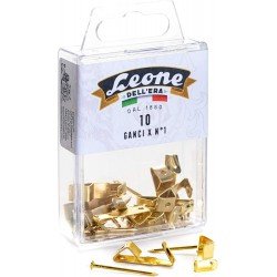 10 Ganci X N°1 Leone Dell'Era - Scatola appendibile - Made in Italy 10 Ganci X N°1 Leone Dell'Era - Scatola appendibile - Made in Italy