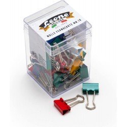 30 Molle Fermacarte Colorate Leone Dell'Era - mm.19 - Barattolo trasparente 30 Molle Fermacarte Colorate Leone Dell'Era - mm.19 - Barattolo trasparente