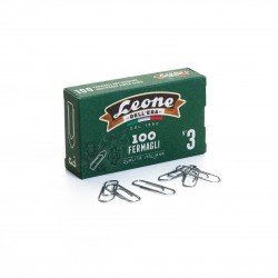 Leone dell'Era Fermagli Zincati da 28 mm, Confezione da 100 Pezzi Leone dell'Era Fermagli Zincati da 28 mm, Confezione da 100 Pezzi