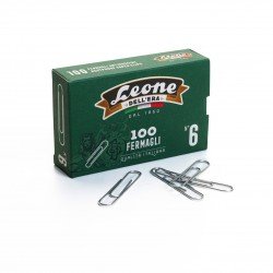 Leone dell'Era Fermagli Zincati da 58 mm, Confezione da 100 Pezzi Leone dell'Era Fermagli Zincati da 58 mm, Confezione da 100 Pezzi