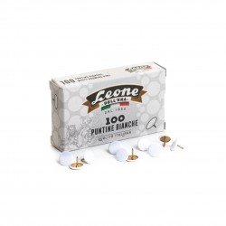 100 Puntine Colorate Bianche Leone Dell'Era -  Made in Italy 100 Puntine Colorate Bianche Leone Dell'Era -  Made in Italy