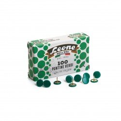 100 Puntine Colorate Verdi Leone Dell'Era -  Made in Italy 100 Puntine Colorate Verdi Leone Dell'Era -  Made in Italy