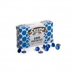 100 Puntine Colorate Blu Leone Dell'Era -  Made in Italy 100 Puntine Colorate Blu Leone Dell'Era -  Made in Italy