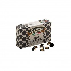 100 Puntine Colorate Nere Leone Dell'Era -  Made in Italy 100 Puntine Colorate Nere Leone Dell'Era -  Made in Italy