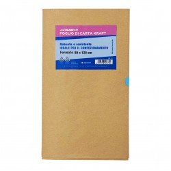 Blasetti foglio in carta Kraft avana per imballaggio - 80cm x 120cm  Blasetti foglio in carta Kraft avana per imballaggio - 80cm x 120cm