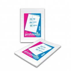 Blasetti - Confezione da 20 fogli Protocollo - Rigatura 1R Blasetti - Confezione da 20 fogli Protocollo - Rigatura 1R