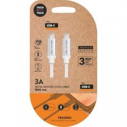 Cavo da USB-C PD 3.0 maschio a USB-C maschio 1 m - Rivestimento in nylon intrecciato Cavo da USB-C PD 3.0 maschio a USB-C maschio 1 m - Rivestimento in nylon intrecciato