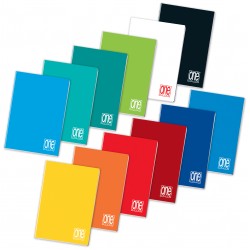 Quaderno One Color formato A5 - Blasetti Rigatura 1R - Confezione da 10 - 80gr Quaderno One Color formato A5 - Blasetti Rigatura 1R - Confezione da 10 - 80gr