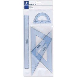 Staedtler Set da disegno - Riga - Goniometro - Squadra Staedtler Set da disegno - Riga - Goniometro - Squadra