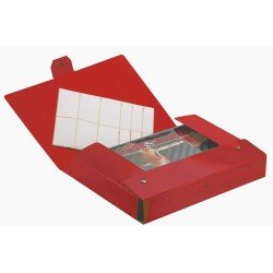 Esselte C24 EUROBOX Cartella per Progetti - 25 x 35 cm - Dorso 4 cm -  Rosso - Confezione da 1 Esselte C24 EUROBOX Cartella per Progetti - 25 x 35 cm - Dorso 4 cm -  Rosso - Confezione da 1