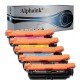 5 Toner HP CE400X 507X 507A Nero + Colore Compatibili 5 Toner HP CE400X 507X 507A Nero + Colore Compatibili