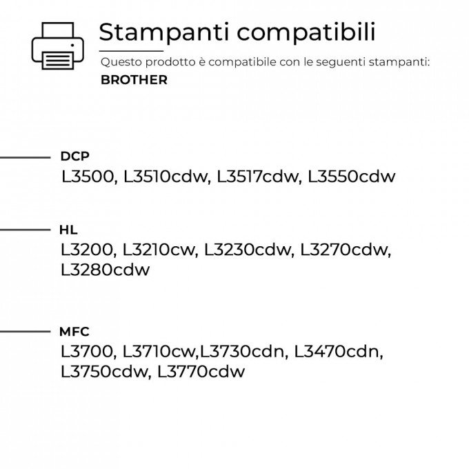 5 Toner Brother TN-247 CON CHIP Compatibili 5 Toner Brother TN-247 CON CHIP Compatibili