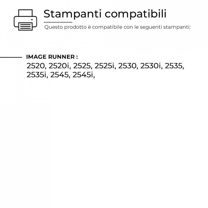 3 Toner Canon C-EXV33 2785B002 Nero Compatibile 3 Toner Canon C-EXV33 2785B002 Nero Compatibile