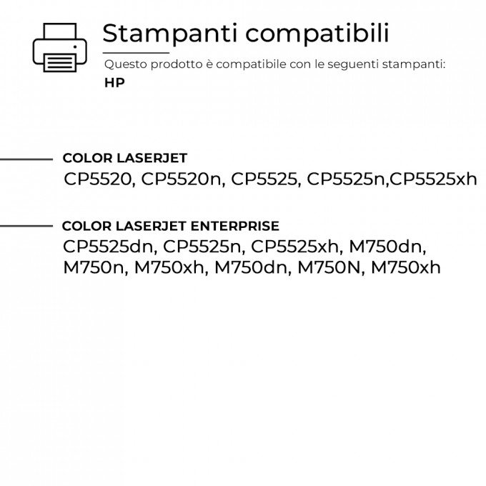 Toner HP CE272A 650A Giallo Compatibile Toner HP CE272A 650A Giallo Compatibile