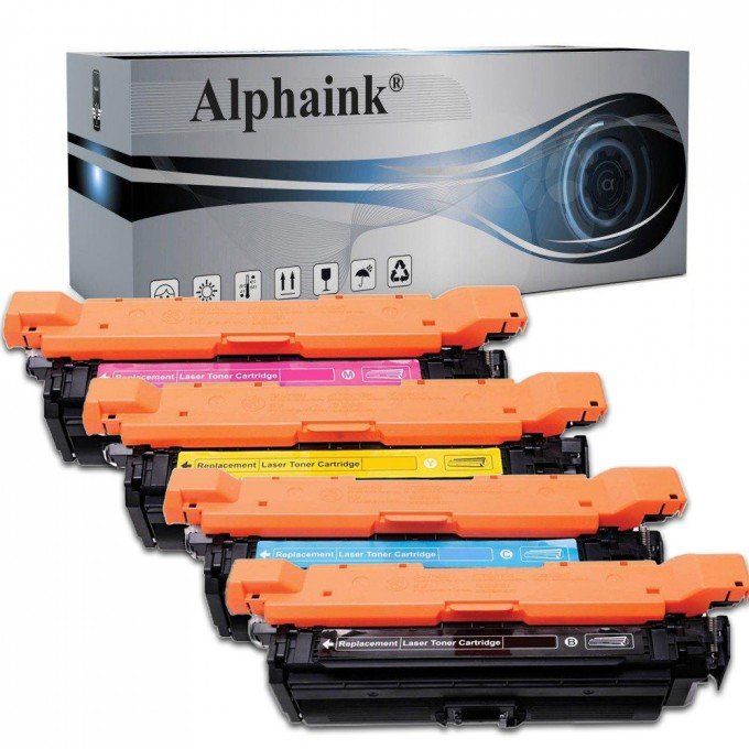4 Toner HP CE400X 507X 507A Nero + Colore Compatibili 4 Toner HP CE400X 507X 507A Nero + Colore Compatibili