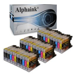 30 Cartucce Brother LC1280 LC1240 Nero + Colori Compatibili 30 Cartucce Brother LC1280 LC1240 Nero + Colori Compatibili