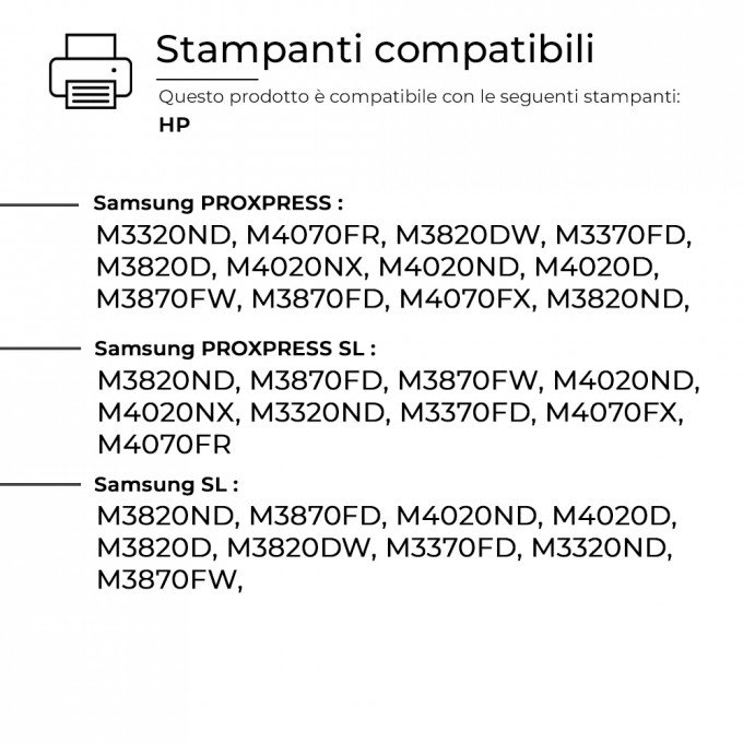 2 Toner Samsung MLT-D203L SU897A Nero Compatibili 2 Toner Samsung MLT-D203L SU897A Nero Compatibili